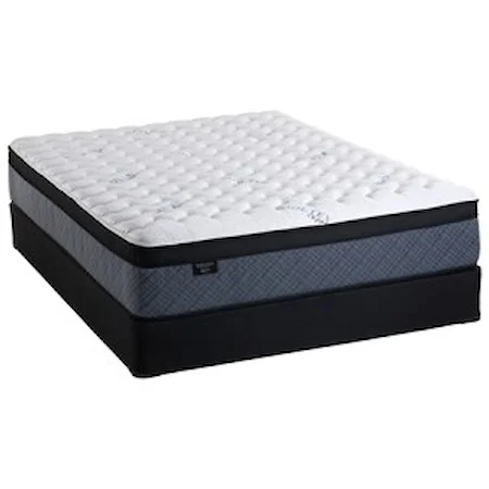Queen Luxury Firm Euro Top Mattress and 9" Orthopedic Foundation